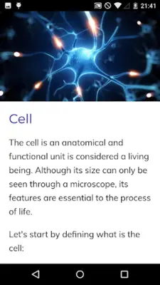 Curso de Biología android App screenshot 1